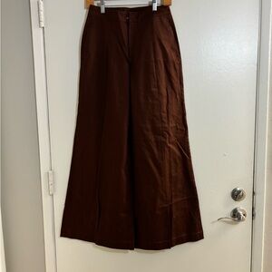 Forever 21-New Brown Culottes Wide Leg Size: 26"